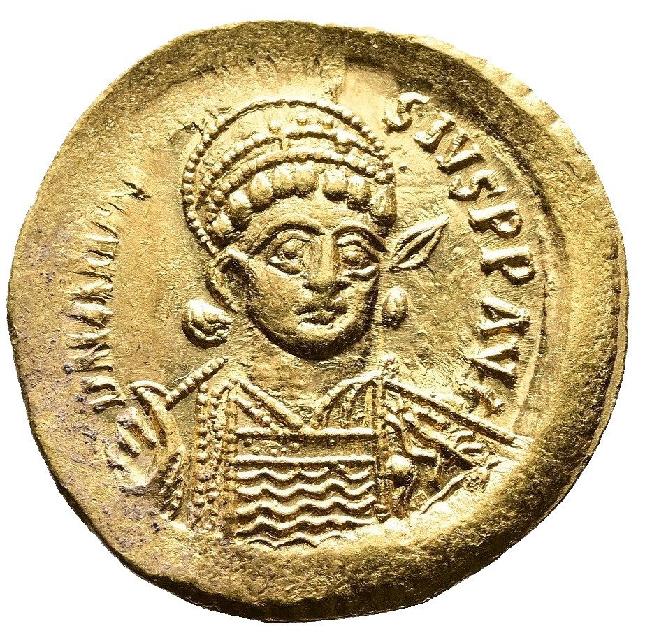 Konstantinopel. Anastasius I.. Solidus AD 491-518 #2.2