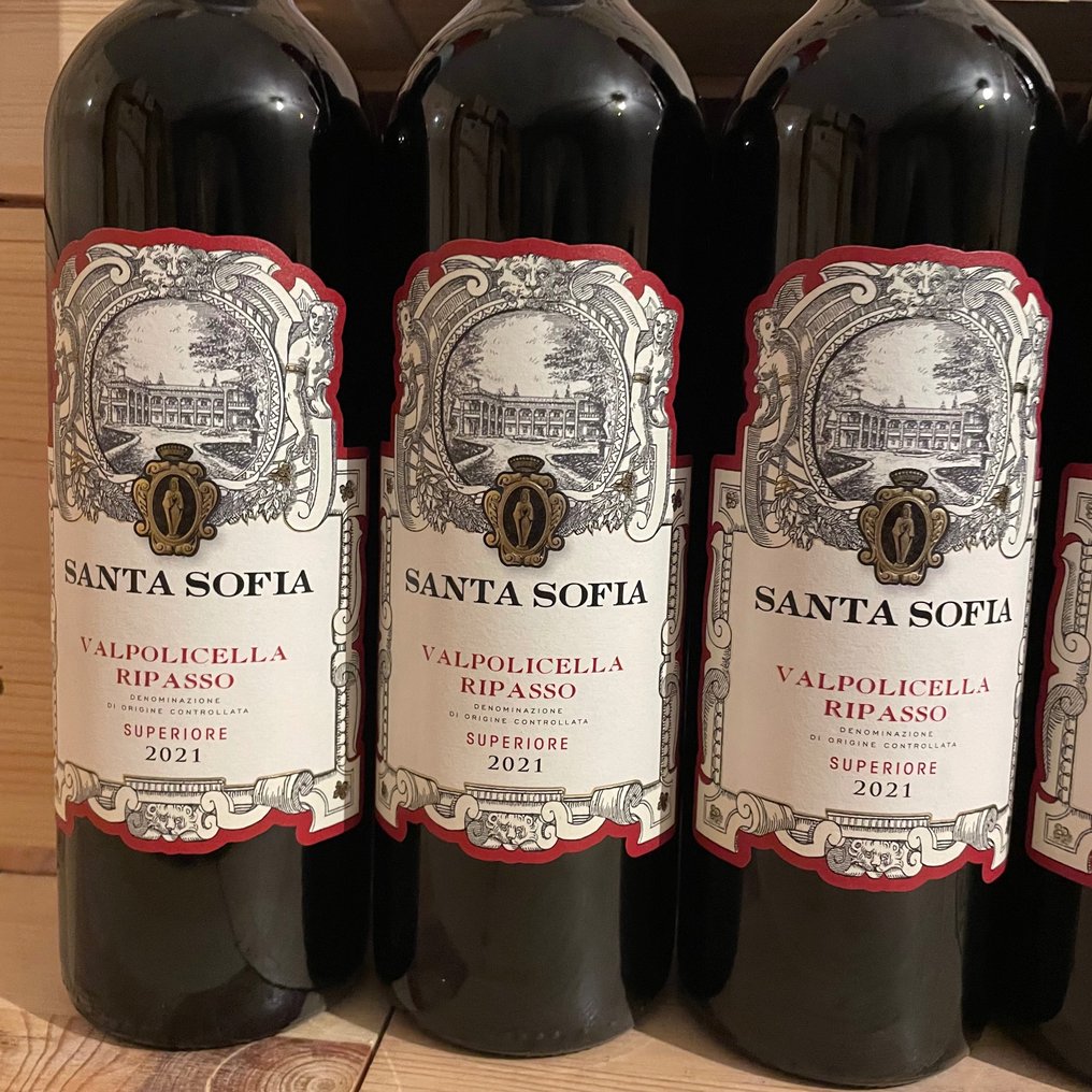 2021 Santa Sofia, Valpolicella Ripasso Superiore - Veneto DOC - 9 Bottles (0.75L) #2.1