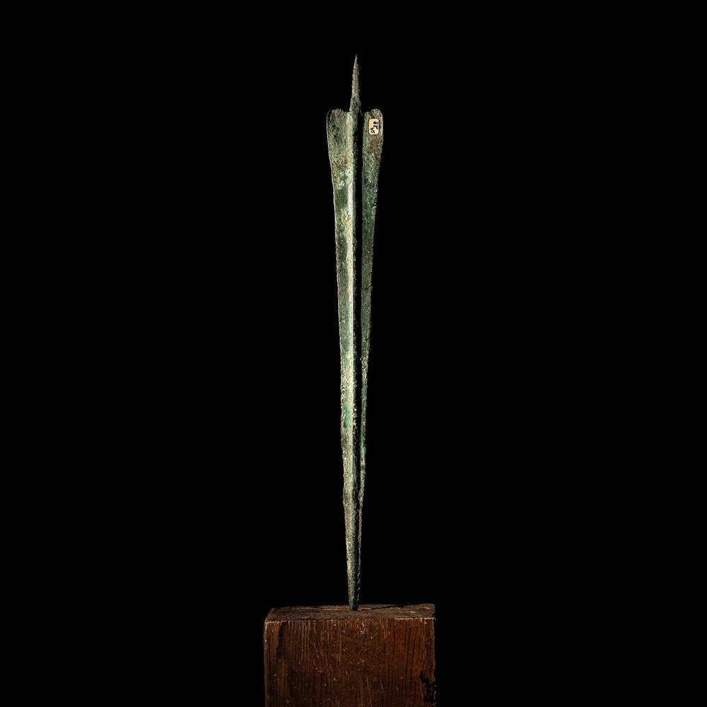 古希腊 黄铜色 剑。 47 厘米。前荣休收藏。西班牙出口许可证。 - 47 cm #1.1