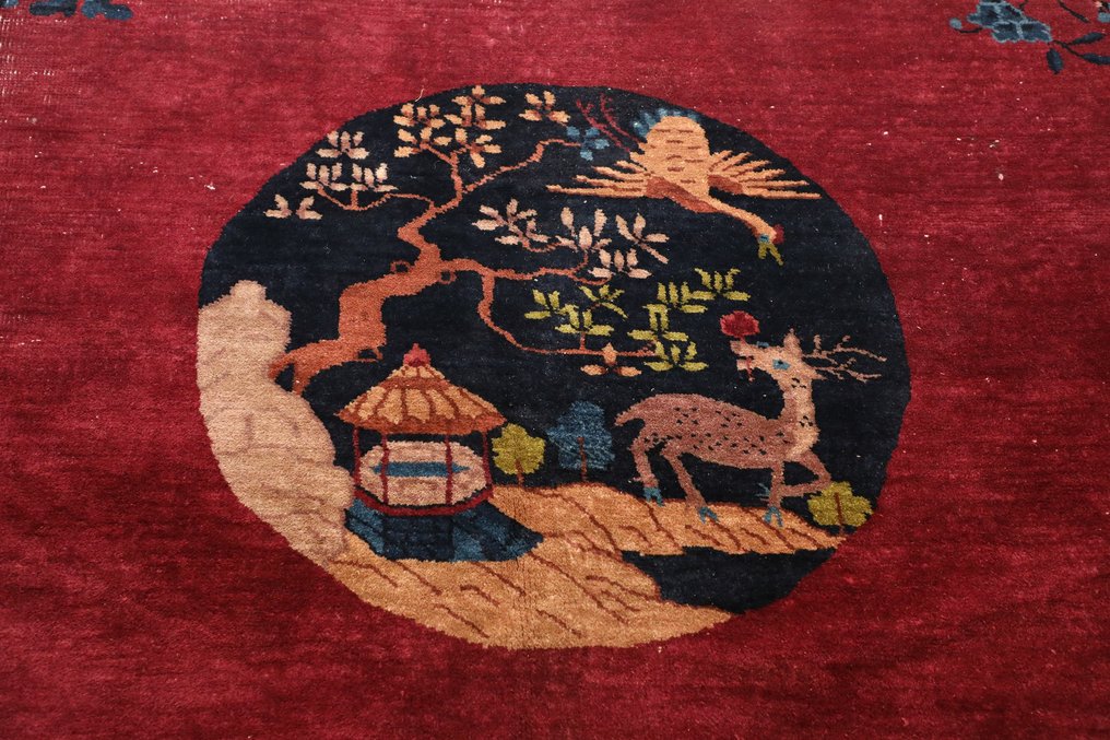 Peking antic în preajma anului 1890 - Carpetă - 3.46 cm - 2.77 cm #2.1