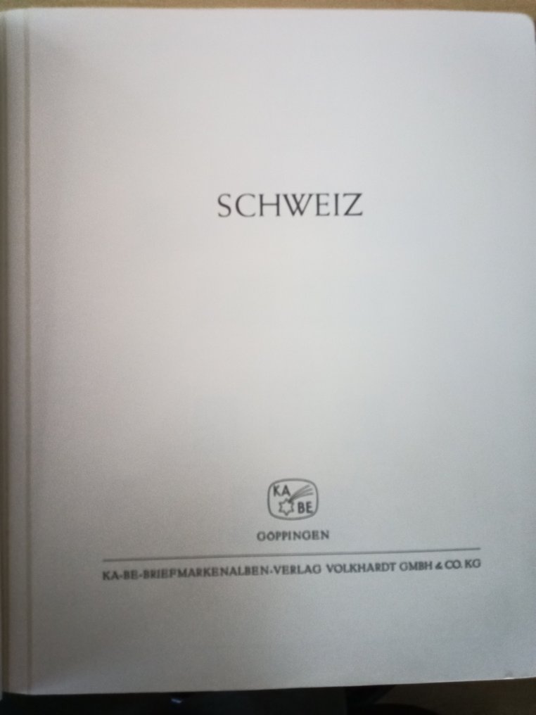 瑞士 1951/1980 - KABE 专辑中的瑞士 1951/1980 完整收藏 - Michel 555/1190  booklets 14/23 #3.1