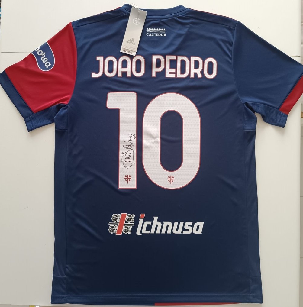 Cagliari Calcio Campionato italiano di calcio Joao Pedro 2021 Maglia da calcio Catawiki