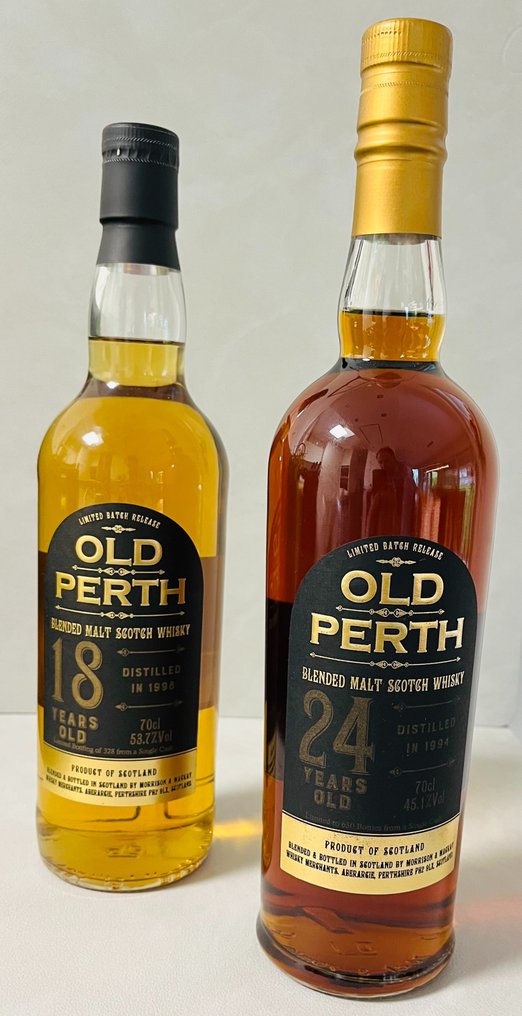 Old Perth - 1994 24yo & 1998 18yo - Morrison & Mackay  - 70cl - 2 bouteilles #1.1