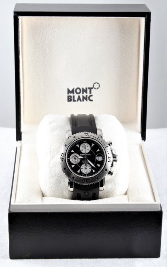 Montblanc - Meisterstück Sport - Swiss Automatic Chronograph - Ref. Nr. 7034 - Excellent condition - warranty - Bărbați - 2000-2010 #1.1