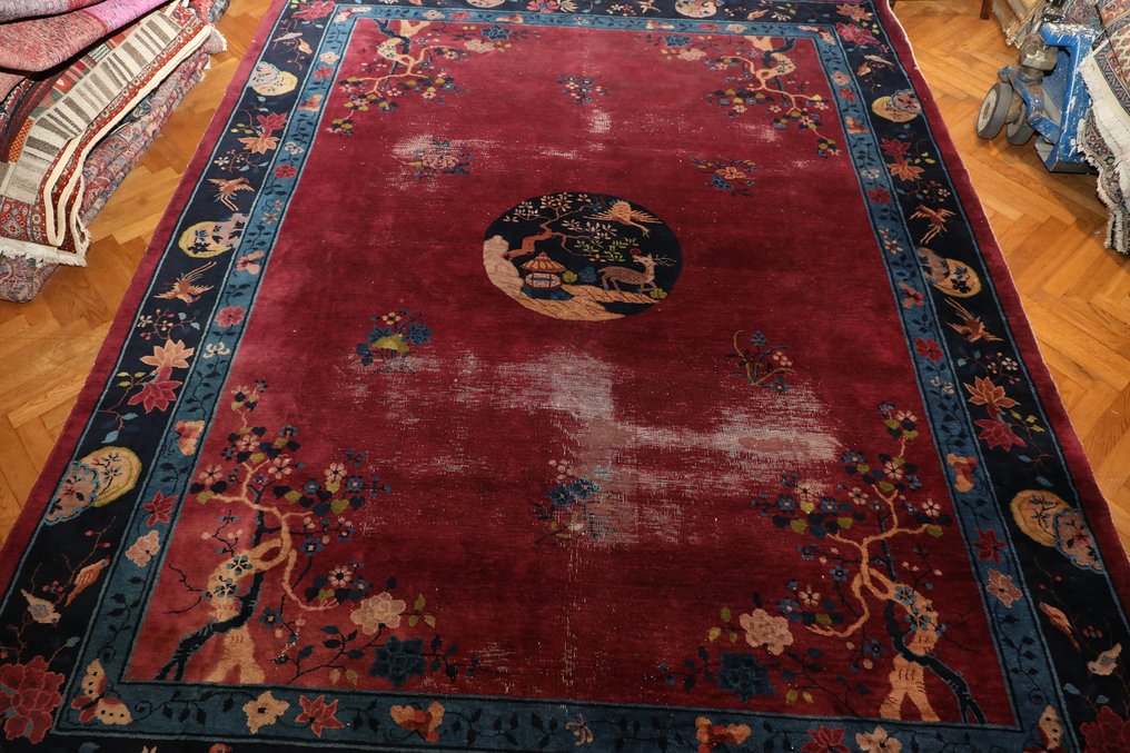 Peking antic în preajma anului 1890 - Carpetă - 3.46 cm - 2.77 cm #3.1