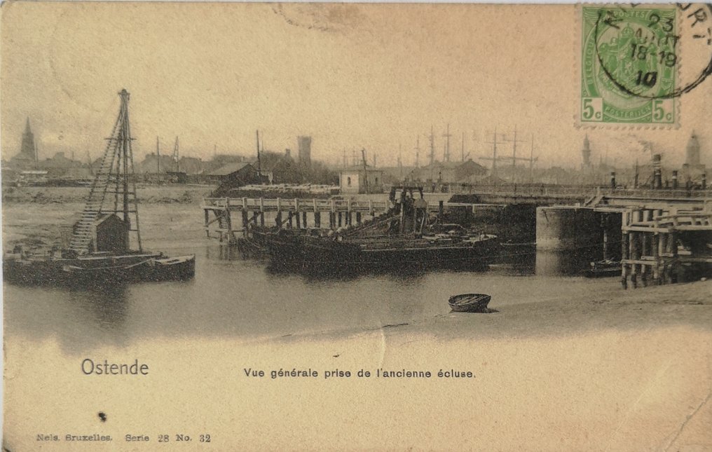 比利時 - 城市和景觀, 奧斯坦德 - 奧斯坦德有很多好牌 - 明信片 (179) - 1899-1960 #2.2