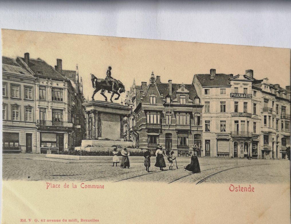 Belgia - Kaupunki ja maisemat, Oostende – Oostende, jolla on monia hyviä kortteja - Postikortti (179) - 1899-1960 #3.1