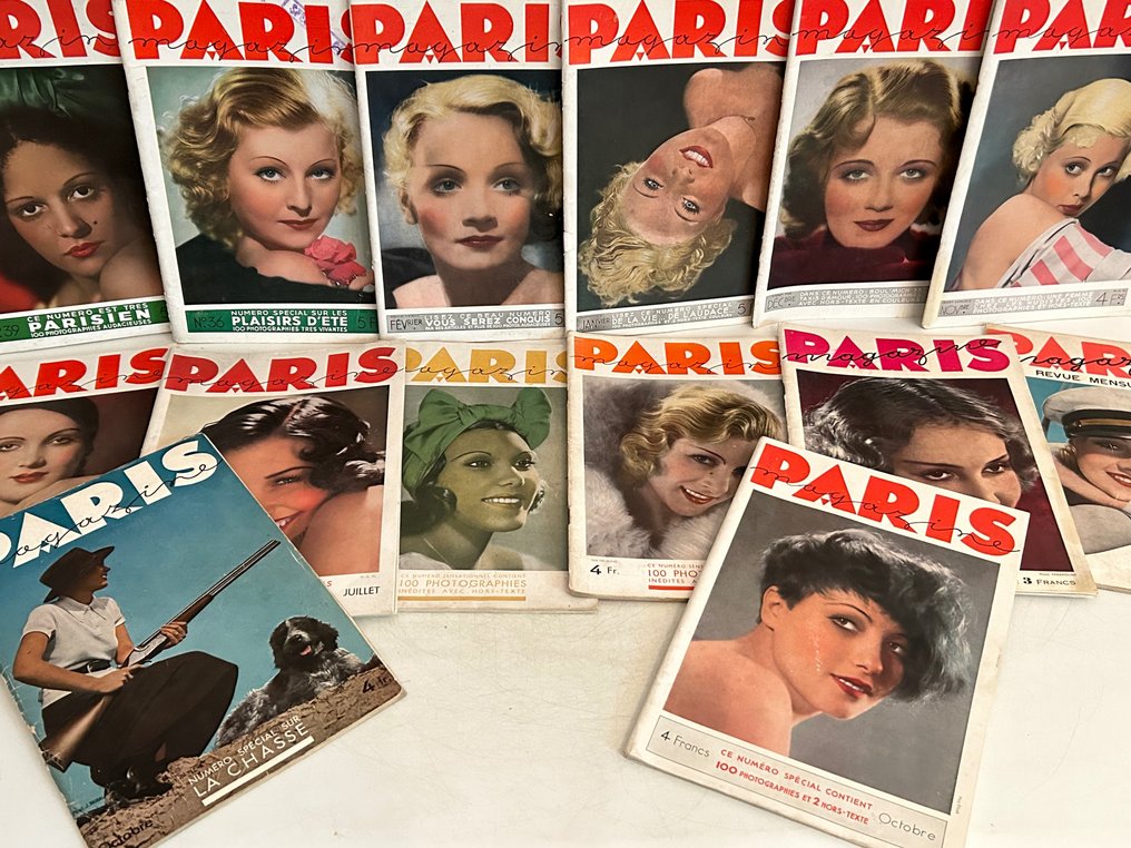 Pin-up / Nus vintage - 14 revues - Paris Magazine - 1932-1934 #1.1