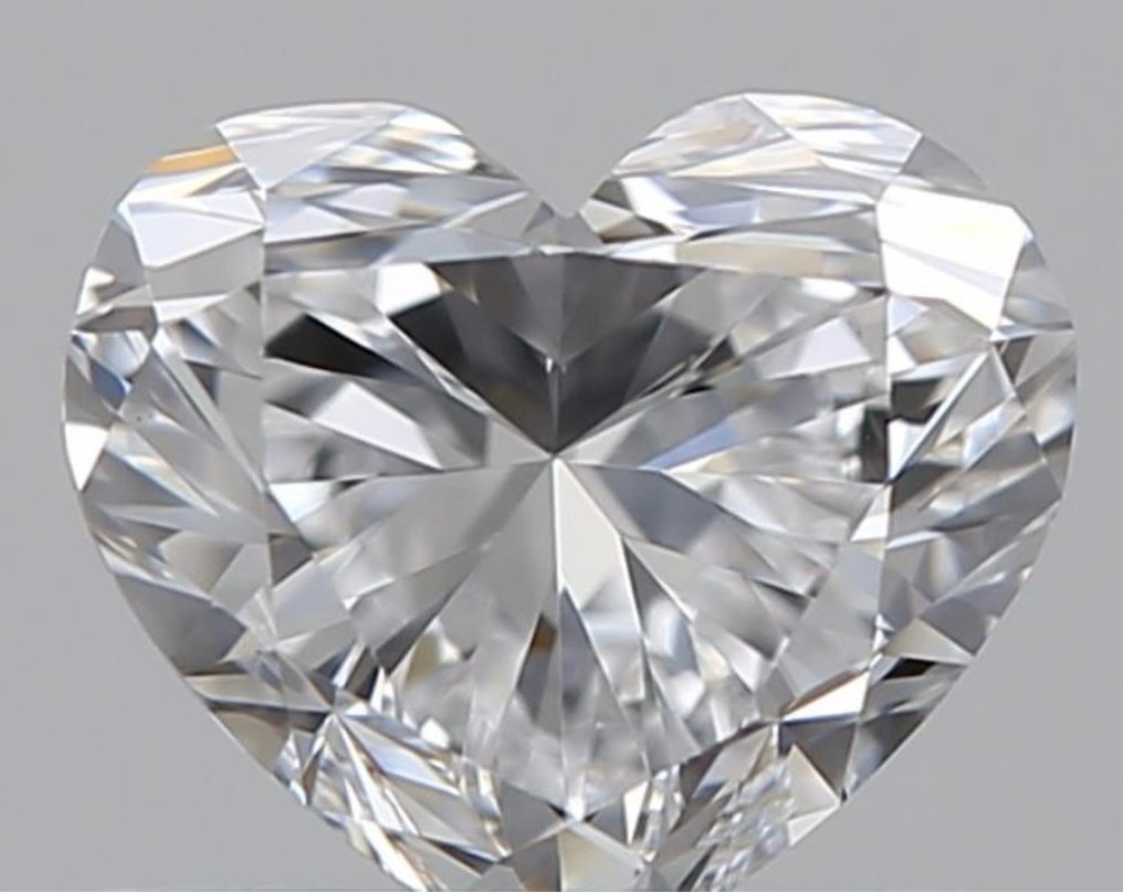 1 pcs Gyémánt  (Természetes)  - 0.50 ct - Szív - D (színtelen) - VVS2 - Amerikai Gemmológiai Intézet (GIA) - Ex pl #1.1