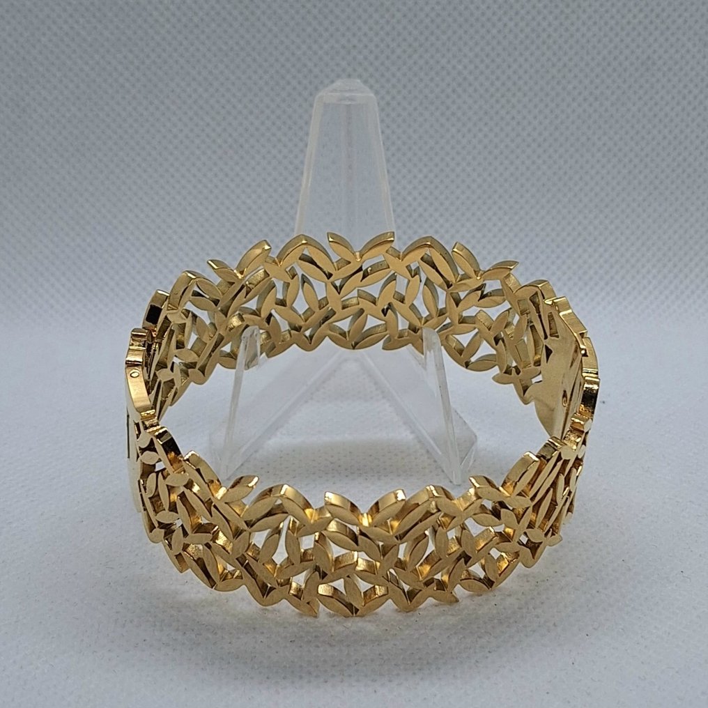 沒有保留價 - 手鈪 Argento 925。镀金。 - 硬质手镯 #4.3