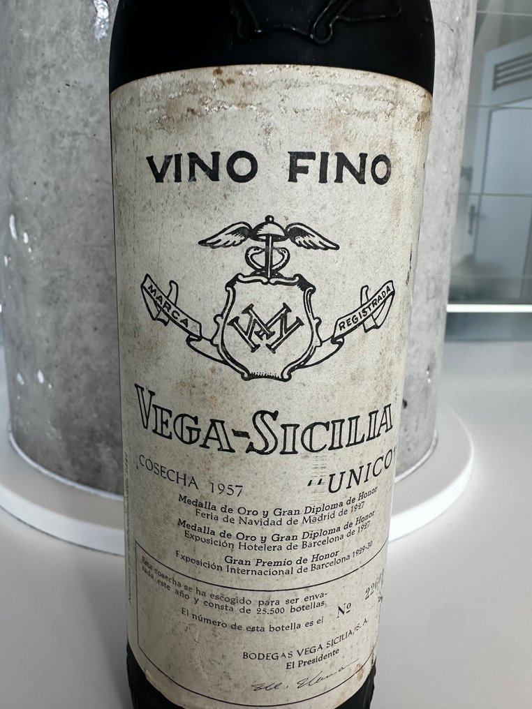 1957 Vega Sicilia, Único - Ribera del Duero Gran Reserva - 1 Flaske (0,75Â l) #2.1