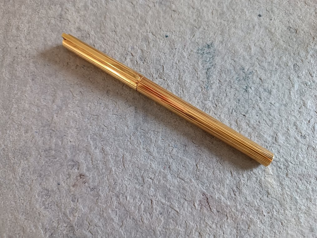 S.T. Dupont - Pluma S.T Dupont modelo base de plata 925 y plaqué oro - Fountain pen #3.1