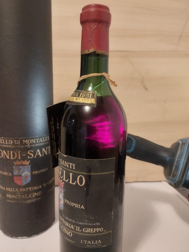 1981 Biondi Santi, Tenuta Greppo - Brunello di Montalcino Riserva - 1 Flasche (0,75Â l) #2.1