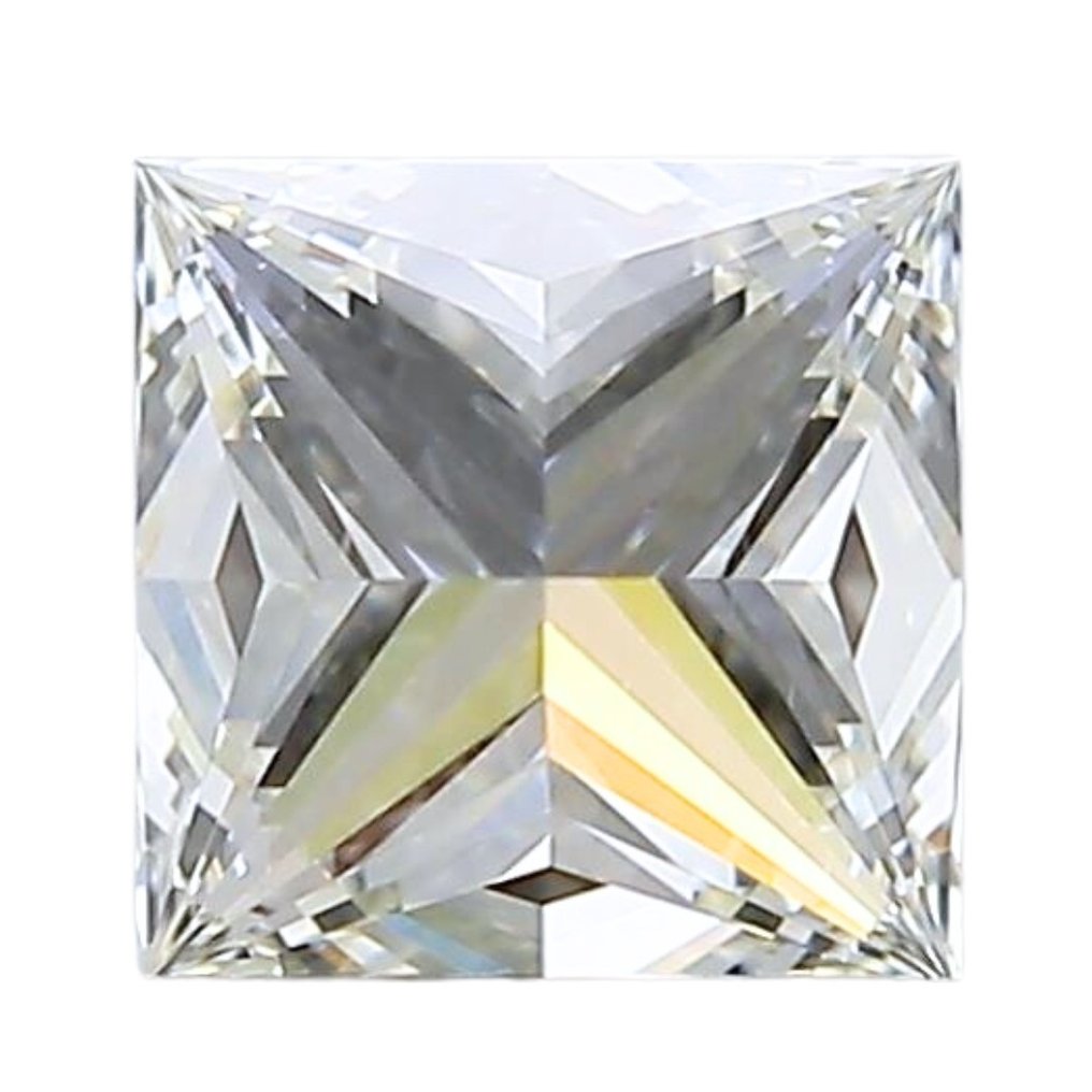 1 pcs Diament  (Naturalny)  - 0.76 ct - kwadratowy - L - VS1 (z bardzo nieznacznymi inkluzjami) - Gemological Institute of America (GIA) #3.2