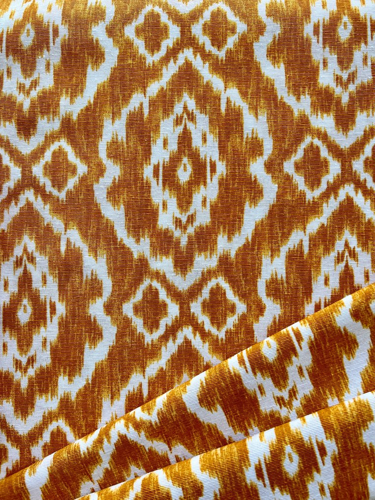 Grande pedaço de tecido étnico estampado em ikat para decoração e estofamento. - Têxtil  - 300 cm - 280 cm #1.2