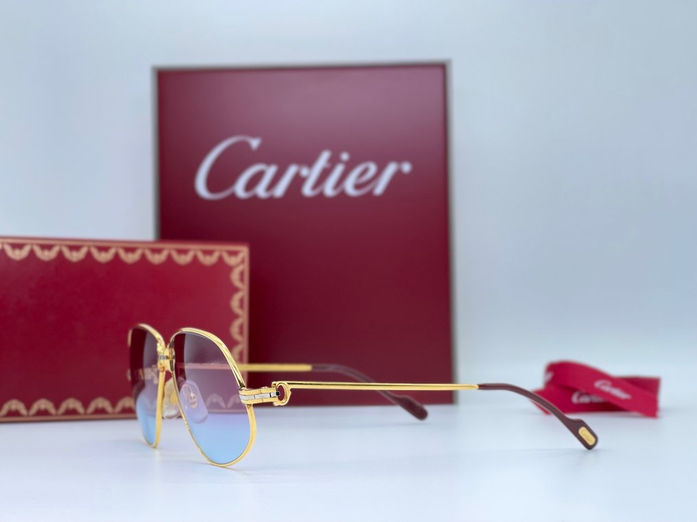 Cartier - Panthere GM Vintage Gold Planted 24k - Sunglasses #2.2