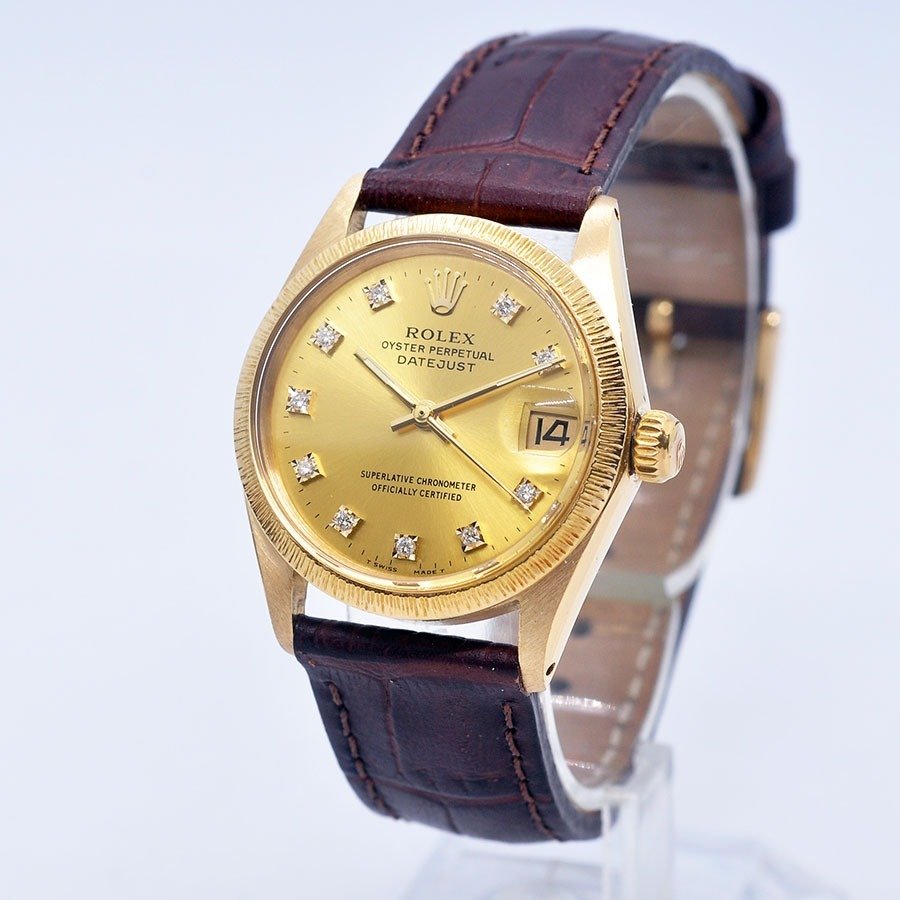 Rolex - 18K Gold Midsize Datejust - Ref. 6629 - Unisex - 1960-1969 #1.2