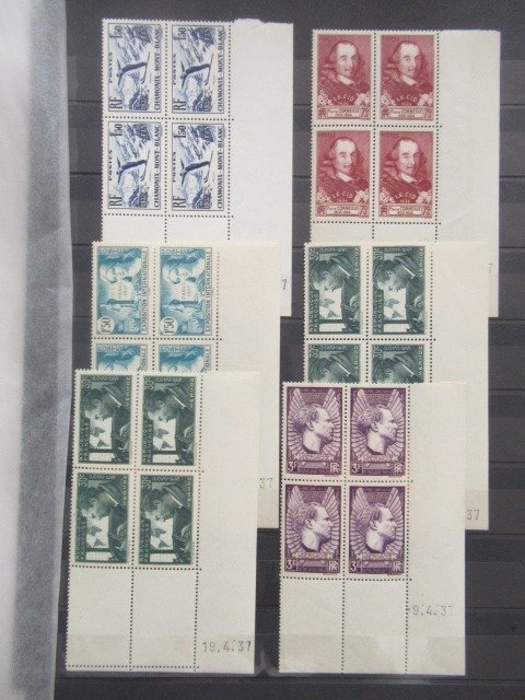 Frankrike 1937/1938 - Fantastisk samling av daterte mynter #1.1