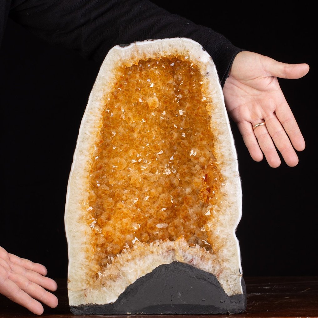 Citrino - Cuarzo de Madeira Drusa - Cristales - Altura: 420 mm - Ancho: 270 mm- 15900 g #1.1