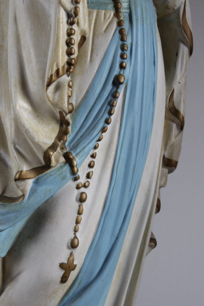Statua, OLV van Lourdes - 65 cm - Gesso #2.1