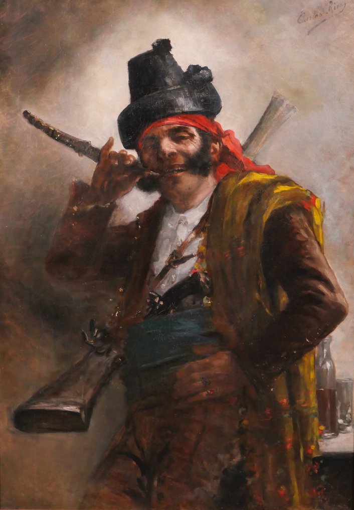 Carlos Rico (?) - Portrait of the Spanish gangster Jose-Maria, known as El Tempranillo (1800/1805 - 1833) #1.1