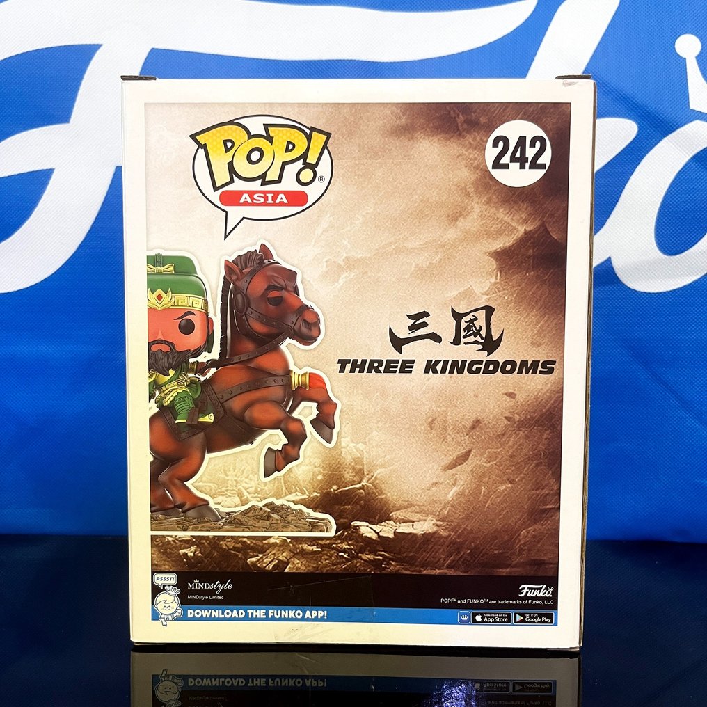 Funko  - Akció figura Asia Three Kingdom 6 inches Guan Yu[Red Face] on Chi Tu Year of Dragon 2000pcs Limited Edition #242 - 2020+ - Kína #1.2