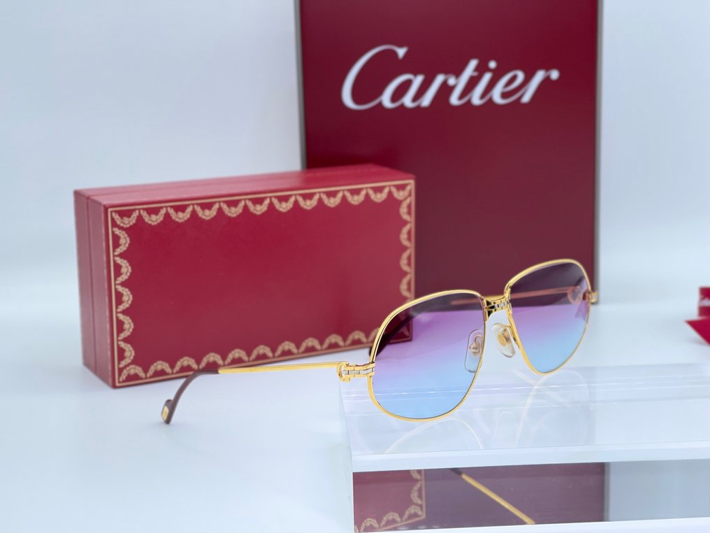 Cartier - Panthere GM Vintage Gold Planted 24k - Occhiali da sole #3.2