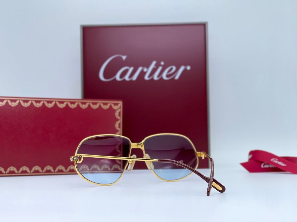 Cartier - Panthere GM Vintage Gold Planted 24k - Sunglasses #3.1