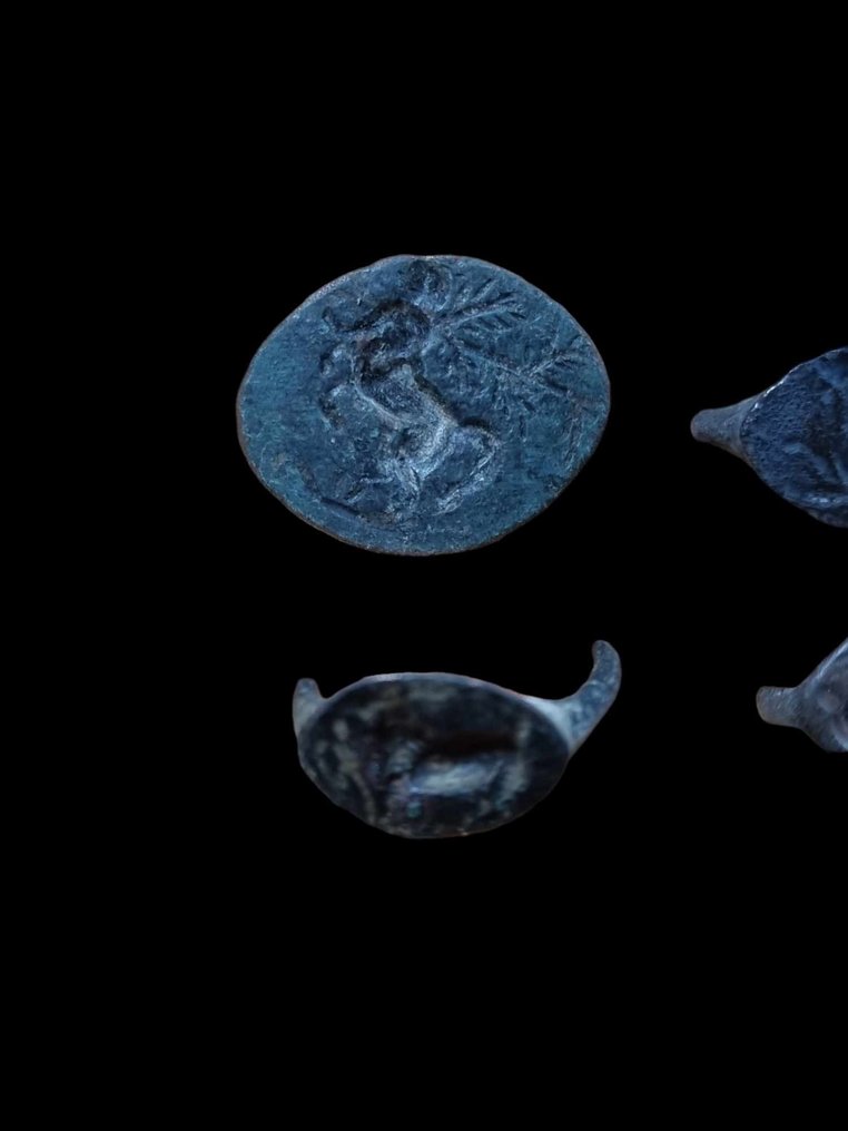 Antigua Grecia Bronce, 6 piezas Anillo #1.2