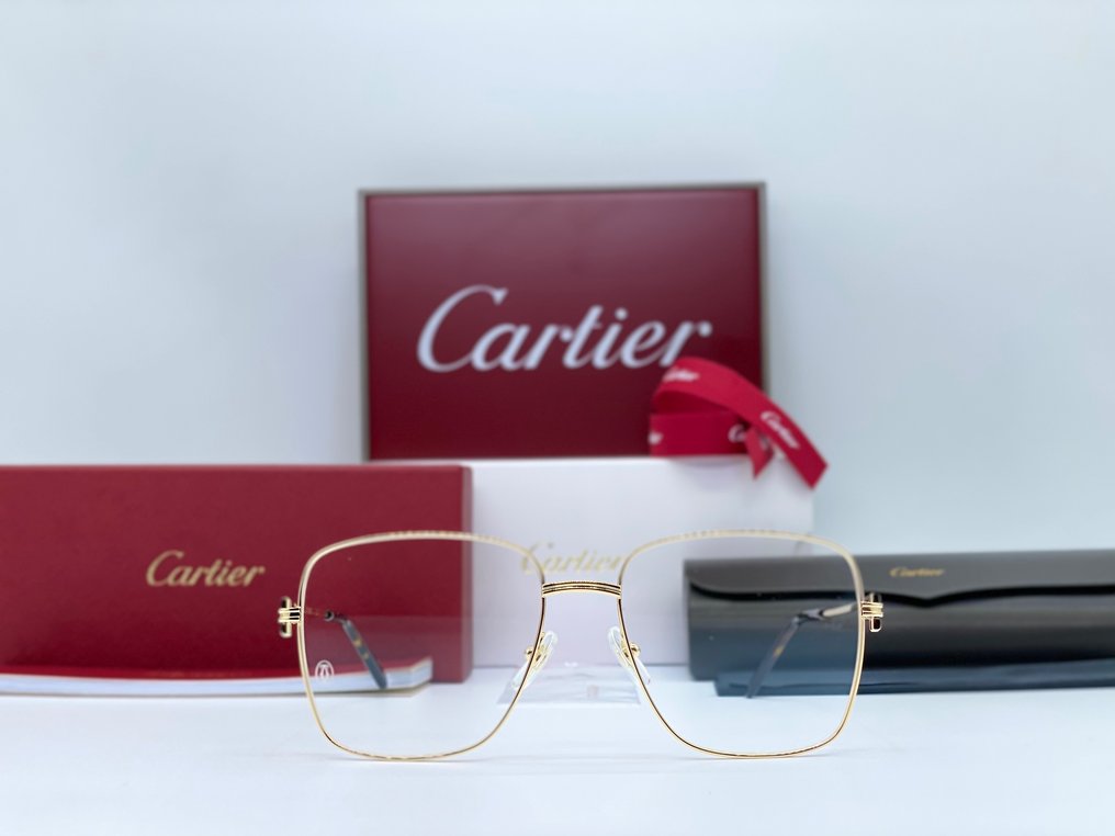 Cartier - Première Square Gold Planted 24k - Ochelari de soare #2.2