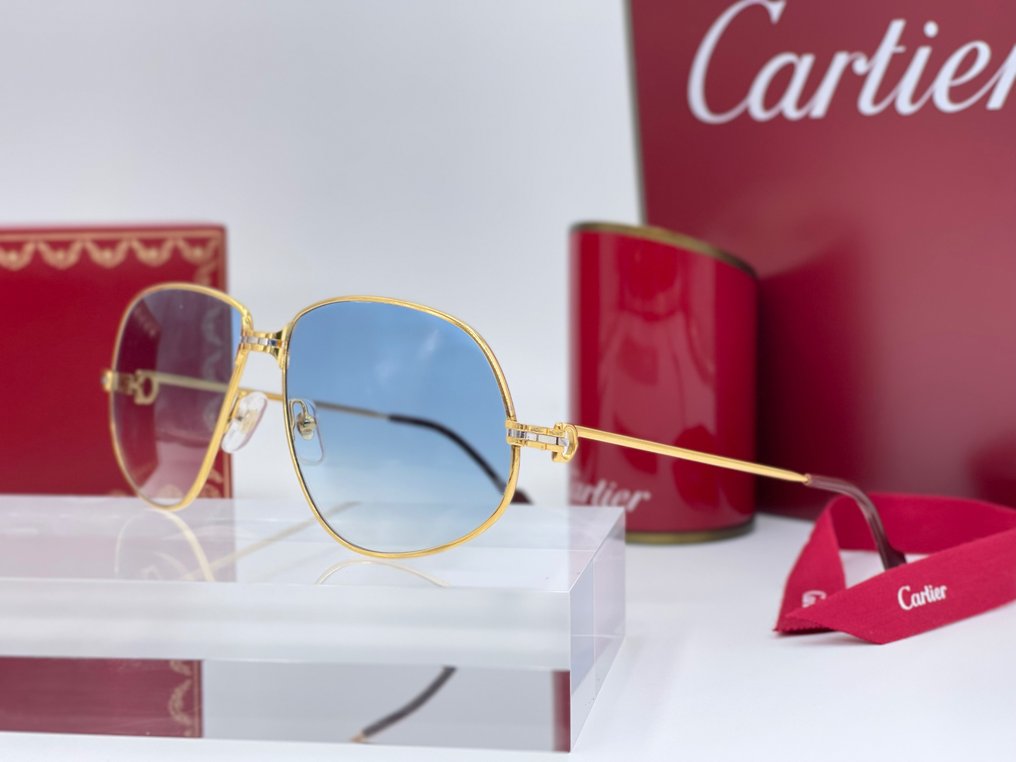 Cartier - Panthere GM Vintage Gold Planted 24k - Γυαλιά ηλίου #2.2