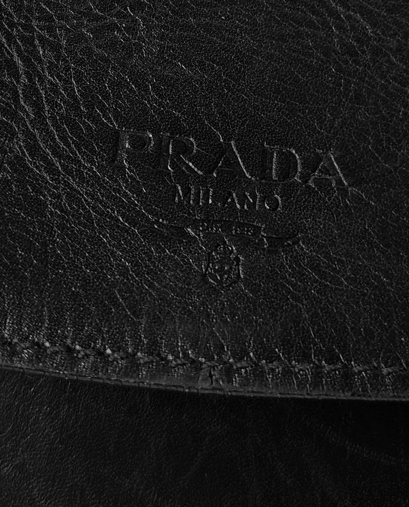Prada - Vintage in Pelle Nera - Mala de mão #2.1