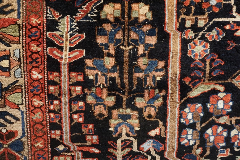 Bakhdiyar Irã - Carpete - 193 cm - 133 cm - Antiguidade #3.2