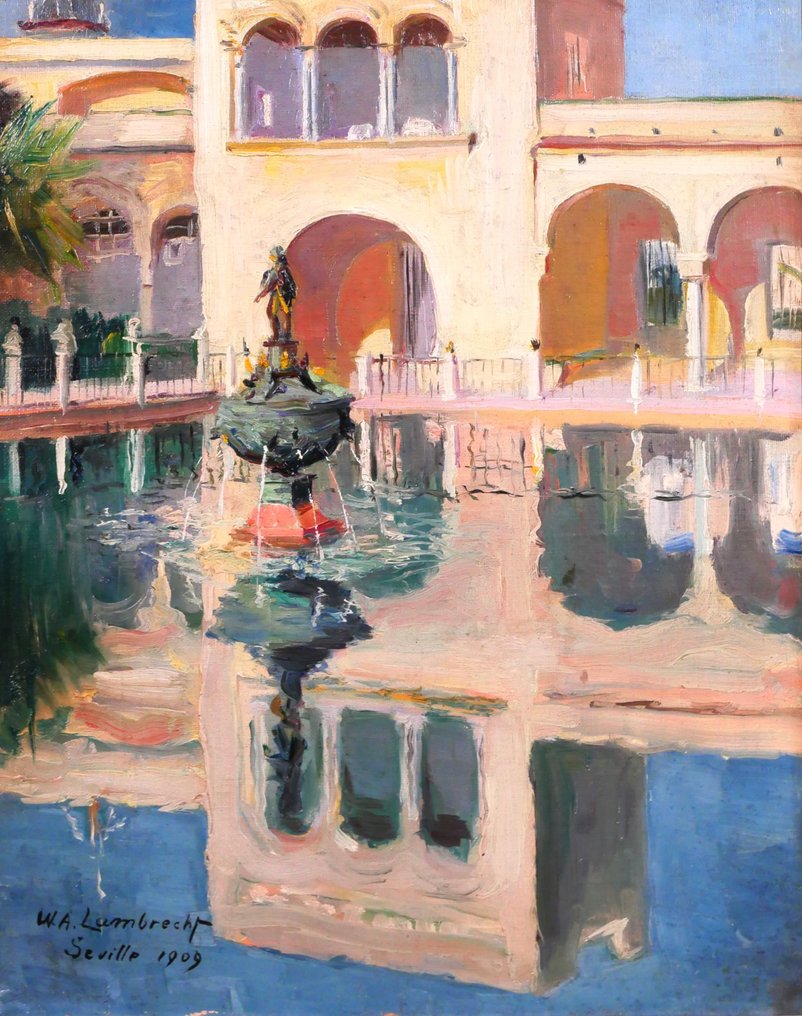 William Adolphe Lambrecht (1876 - 1940) - Spain, Seville, Real Alcázar #1.1