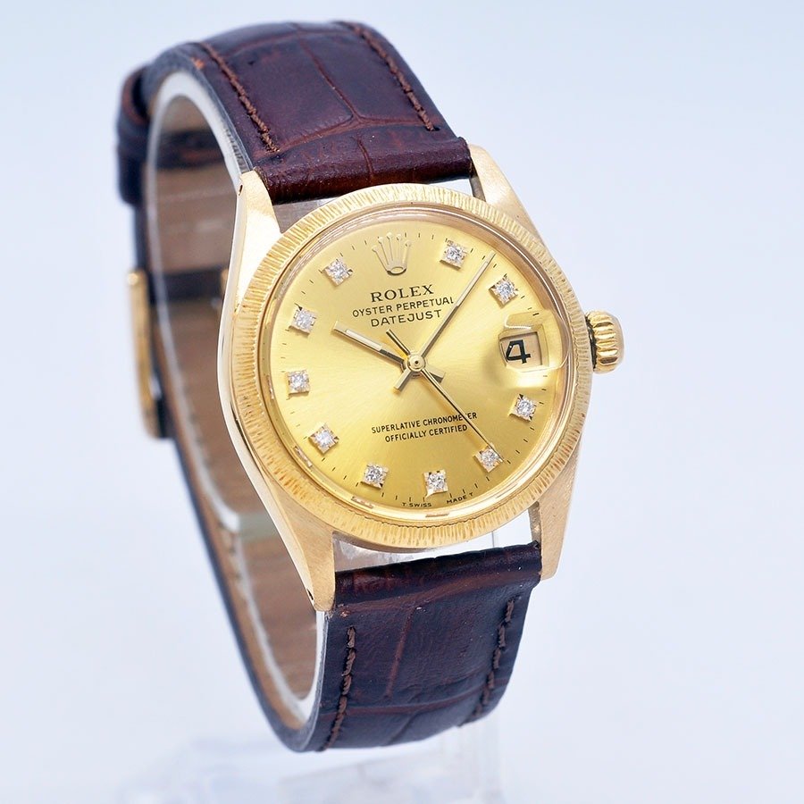 Rolex - 18K Gold Midsize Datejust - Ref. 6629 - Unissexo - 1960-1969 #2.1