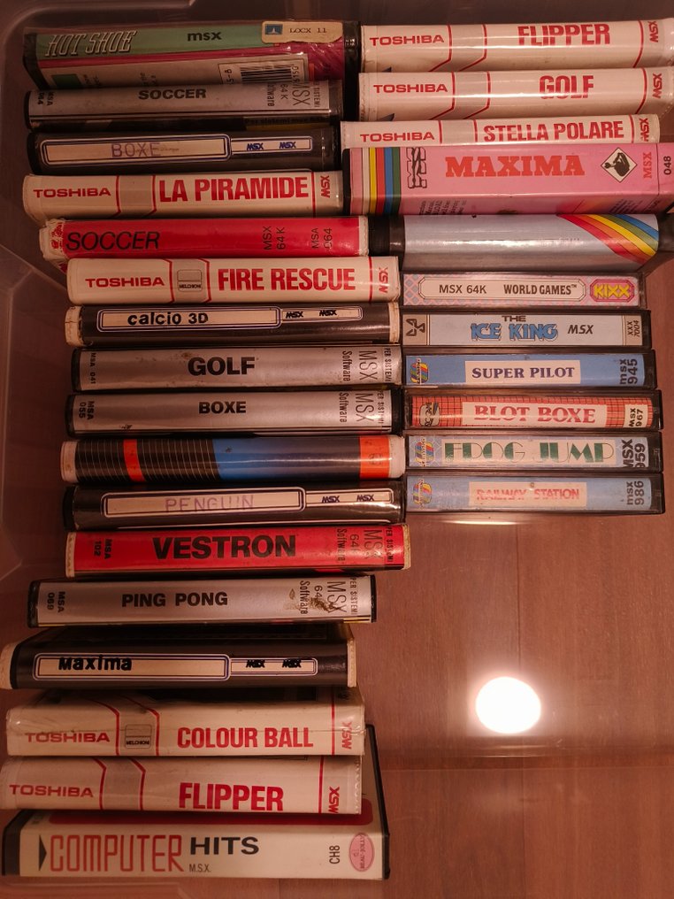 diversen - Original MSX software on tapes mostly games,  100 tapes - Video game (100) #2.1
