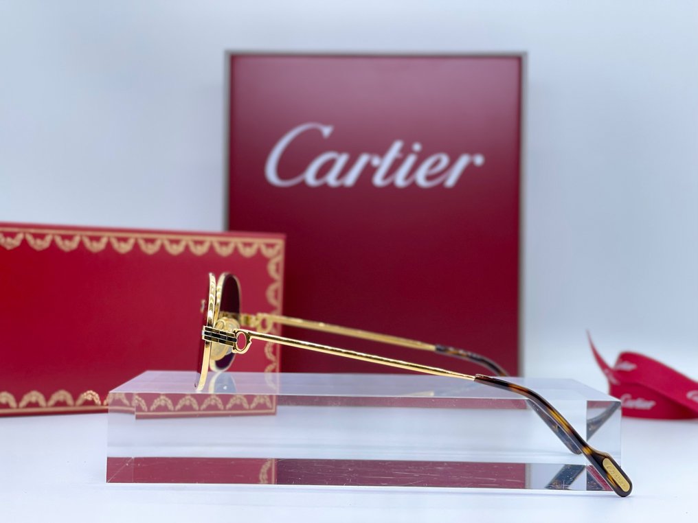 Cartier - Panthere PM Vintage Gold Planted 24k - Sunglasses #2.2