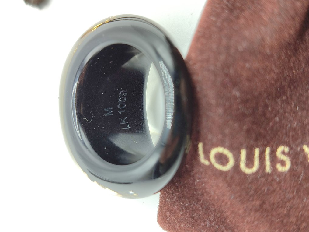 Louis Vuitton - Bañado en oro, Resina - Anillo #3.2