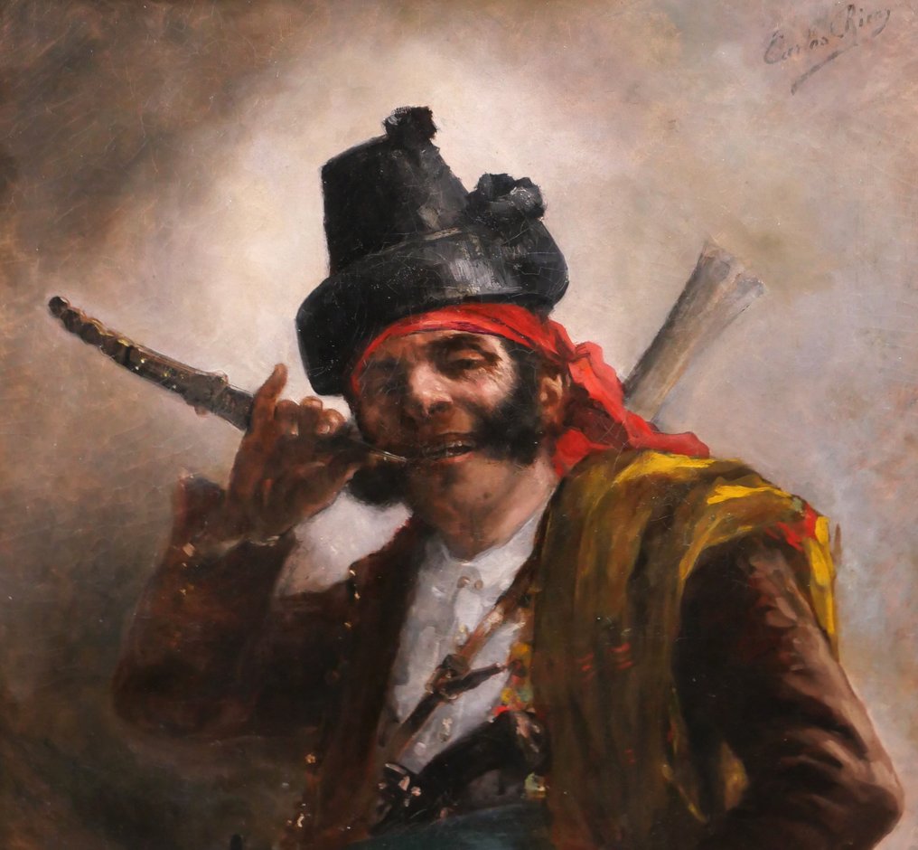 Carlos Rico (?) - Portrait of the Spanish gangster Jose-Maria, known as El Tempranillo (1800/1805 - 1833) #2.1