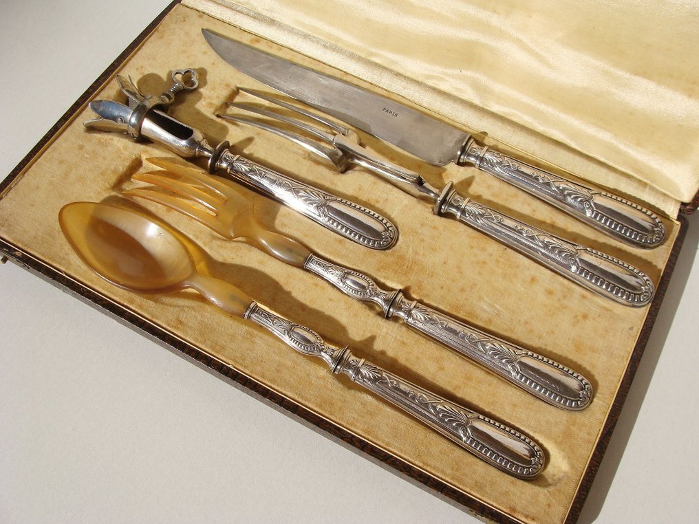 Art Nouveau Serving Set - Cutlery set - 950 silver #2.2