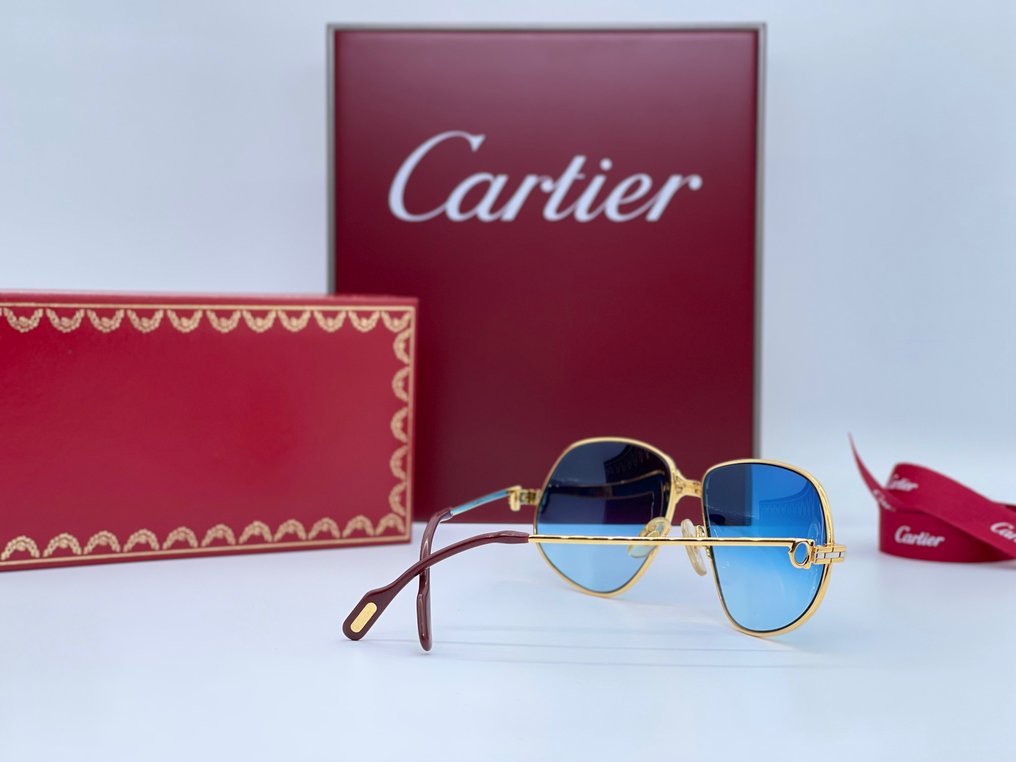 Cartier - Panthere GM Vintage Gold Planted 24k - Sunglasses #3.2