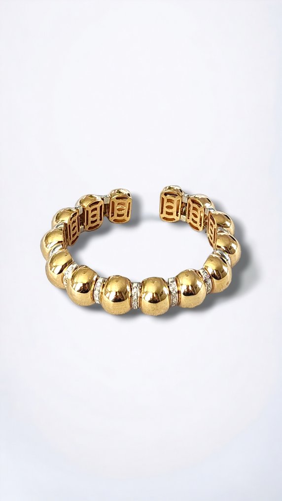 Armband - 18 kt Gelbgold Diamant #3.2