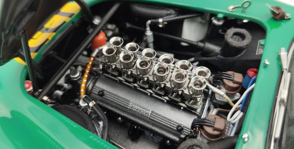 CMC 1:18 - Modellbil - Ferrari 250 GTO - Tour de France 1962 - Piper/Margulies, #153 - Veldig detaljert modell! #4.3