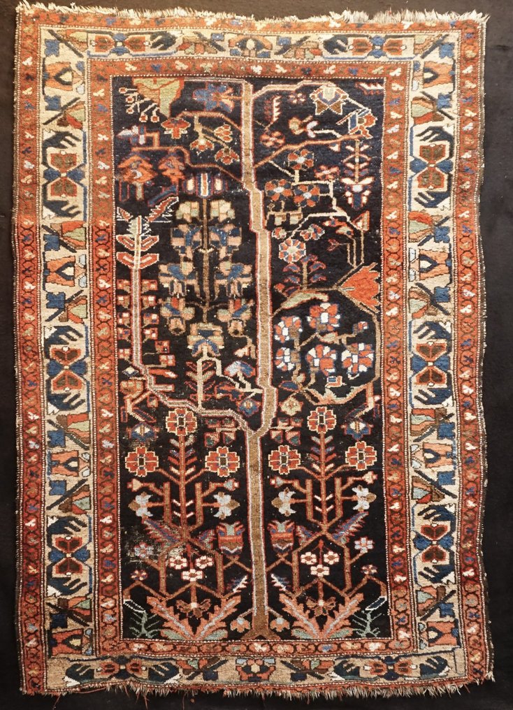 Bakhdiyar Irã - Carpete - 193 cm - 133 cm - Antiguidade #1.1
