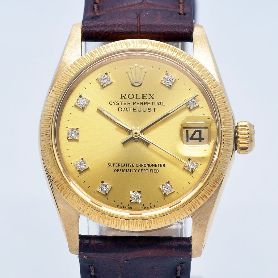 Rolex - 18K Gold Midsize Datejust - Ref. 6629 - Unisex - 1960-1969 #1.1