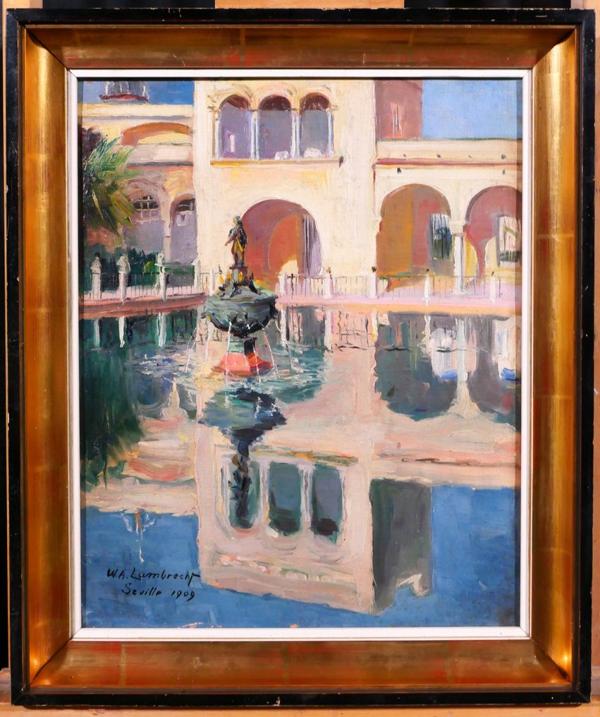 William Adolphe Lambrecht (1876 - 1940) - Spain, Seville, Real Alcázar #1.2