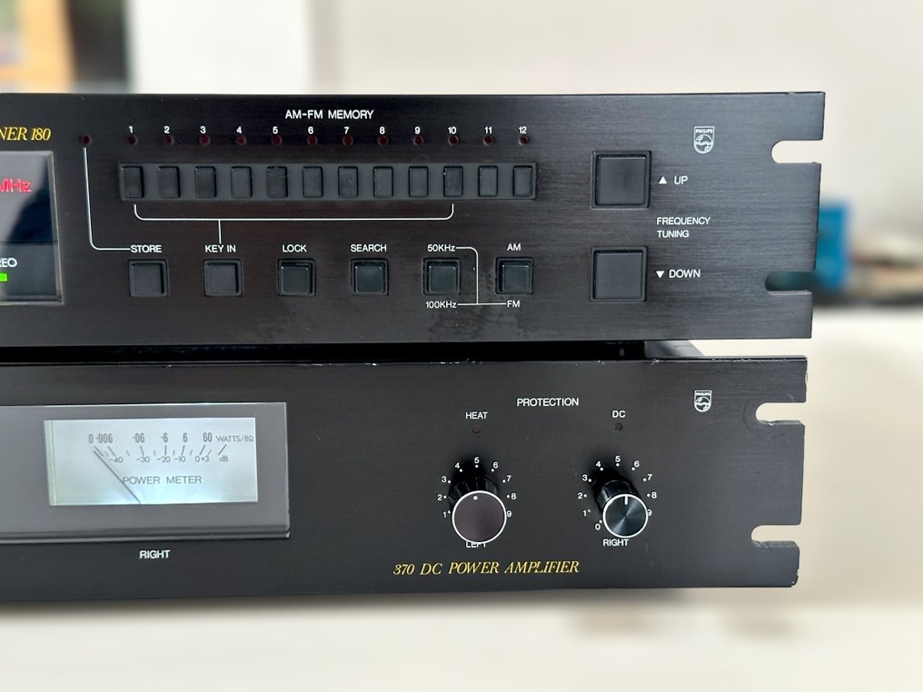Philips - Amplificador de potência estéreo Black Tulip 370 DC, sintonizador 180 - Conjunto de Hi-Fi #3.1