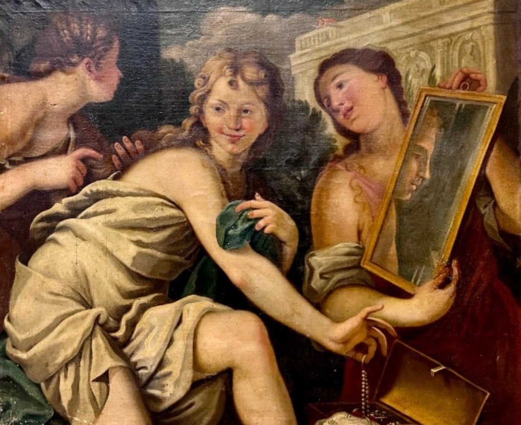 Sebastiano Ricci (1659-1734), bottega di - Betsabea al bagno #1.1