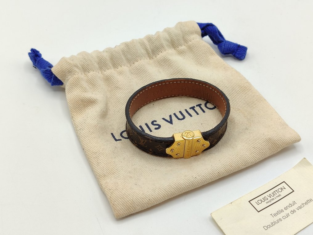 Louis Vuitton - Stål, Lærbelagt lerret - Armbånd #3.1