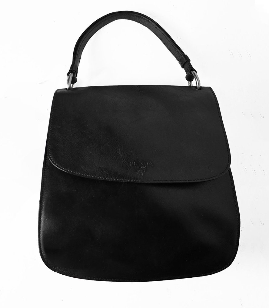 Prada - Vintage in Pelle Nera - Handbag #1.1